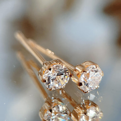ribero/  K18 cz diamond   pierce 4枚目の画像