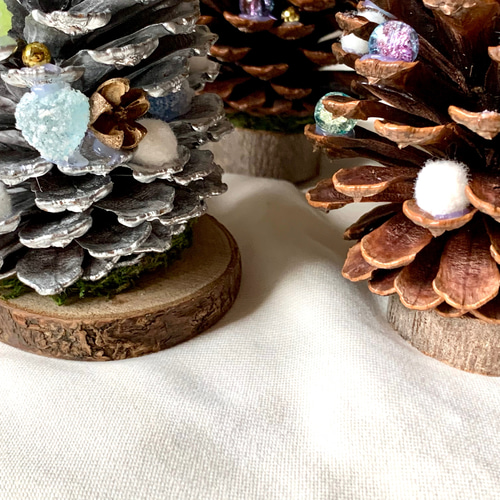 大きな松ぼっくりツリー＊ナチュラル 大きな松ぼっくりのナチュラルツリー その他インテリア雑貨