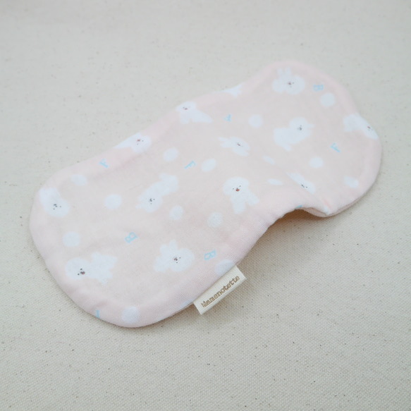 ふわもこハンカチ｜ビションフリーゼ-Bichon Frisé-｜S・10×20cm｜ガーゼハンカチ｜プチギフト｜犬 4枚目の画像