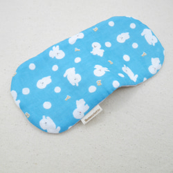 ふわもこハンカチ｜ビションフリーゼ-Bichon Frisé-｜S・10×20cm｜ガーゼハンカチ｜プチギフト｜犬 6枚目の画像