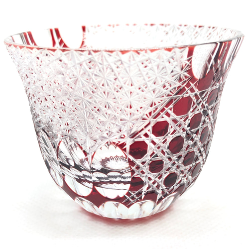 ぐいのみ・最高峰 日本工芸会所属斉藤光作 切子グラス/日本酒/ぐいのみ