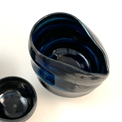 【波佐見焼】【送料無料】呑み口にとことんこだわった　ぐいのみ2点＋酒器セット 2枚目の画像