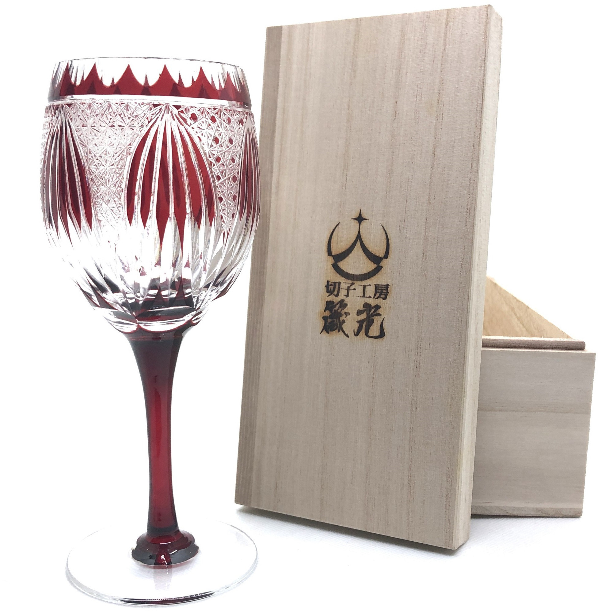 日本工芸会所属斉藤光作　メタモルフォーシスワイングラス　切子グラス/赤ワイン/食器/切子作家/デザイン性/プレゼント 42,900円