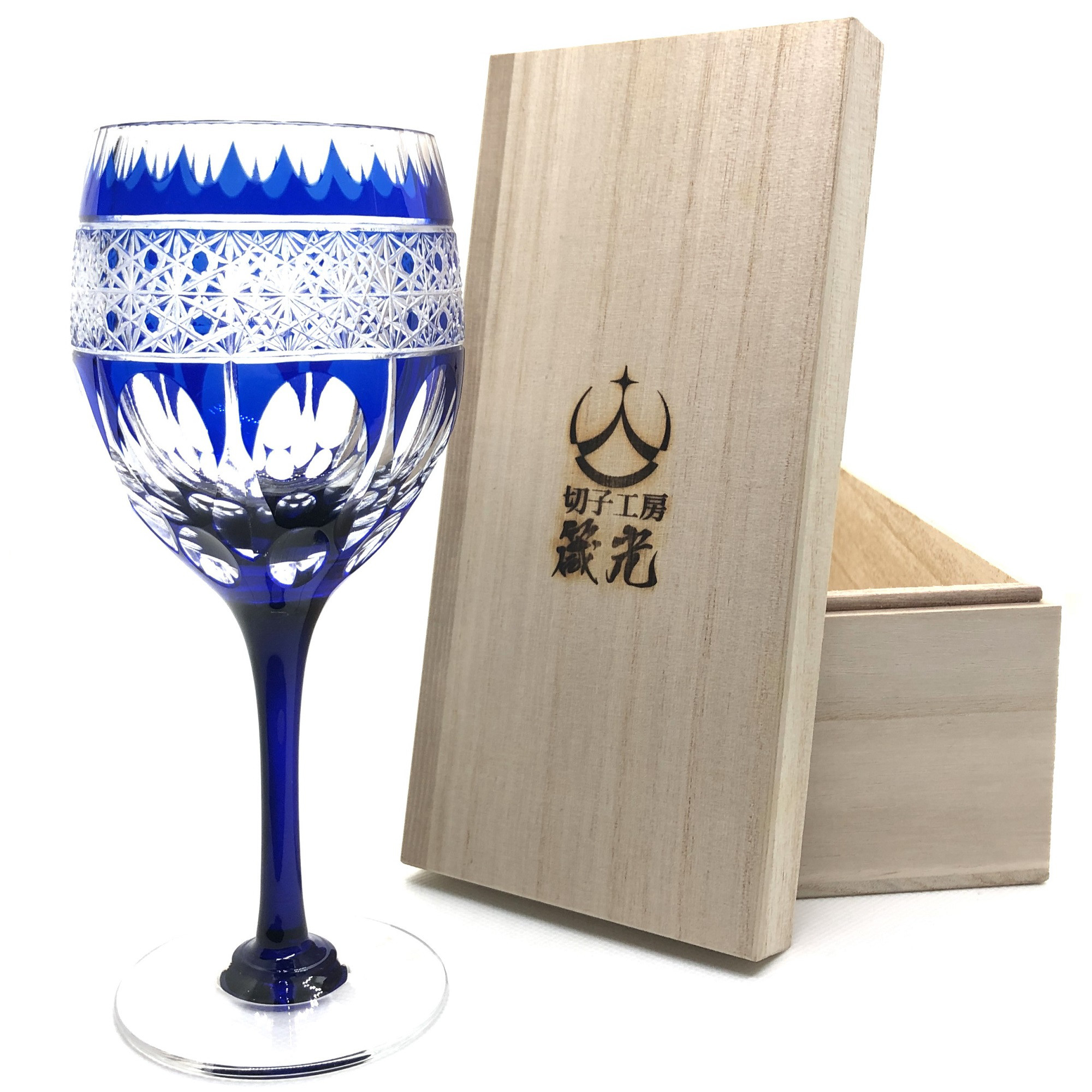 日本工芸会所属斉藤光作　幻想ワイングラス　切子グラス/赤ワイン/食器/切子作家/デザイン性/プレゼント 28,908円