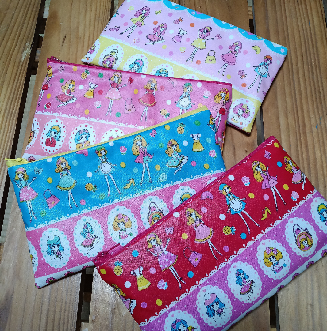 53A-22 おとめちっく♥パーティレトロガール ファスナーポーチ 少女  