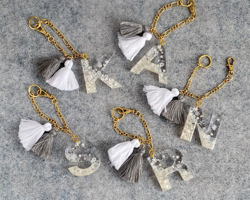 SATTCHI バッグチャーム・キーチェーン Blue Flower Bag Charm vns3ac-bc339_top.jpg