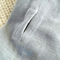 絲絨布料暖手寶[有機棉/植物染料：杜松子] 第6張的照片
