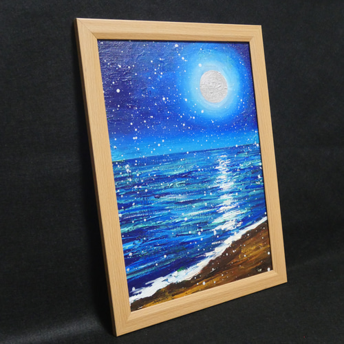 油絵 油彩 油彩画 絵 絵画【海雪の月】 絵画 HR 通販 12854236 油絵 油彩 油彩画 絵 絵画【海雪の月】 絵画 HR 通販 12854236