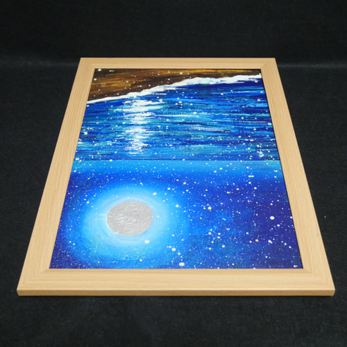 油絵 油彩 油彩画 絵 絵画【海雪の月】 絵画 HR 通販 12854236 油絵 油彩 油彩画 絵 絵画【海雪の月】 絵画 HR 通販 12854236