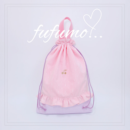【1点のみ】入園入学準備品5点セット＊パープルドットピンク 入園入学準備品5点セット＊ピンクドットパープル その他入園