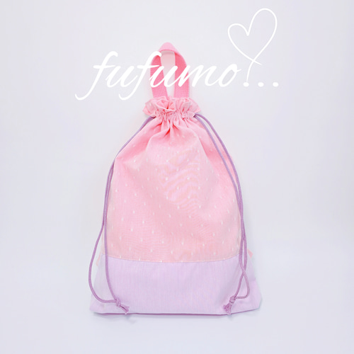 【1点のみ】入園入学準備品5点セット＊パープルドットピンク 入園入学準備品5点セット＊ピンクドットパープル その他入園