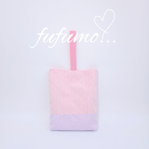 【1点のみ】入園入学準備品5点セット＊パープルドットピンク 入園入学準備品5点セット＊ピンクドットパープル その他入園
