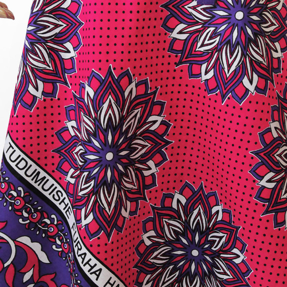 カンガの巻きスカート｜アフリカ布スカート ロングスカート アフリカンプリント ファッション ロングスカート（マキシ丈） H1341891209(10270円)