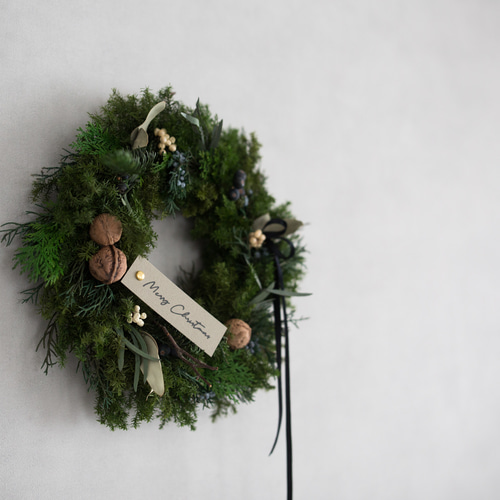 早割クリスマス2024》クリスマスリース くるみ リース June Star 通販