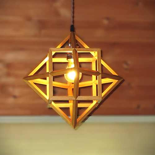 インテリア照明 ポリゴンⅡ ST68P-2 星型8面体 ペンダントライト