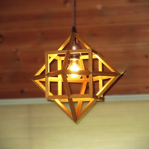 インテリア照明 ポリゴンⅡ ST68P-2 星型8面体 ペンダントライト