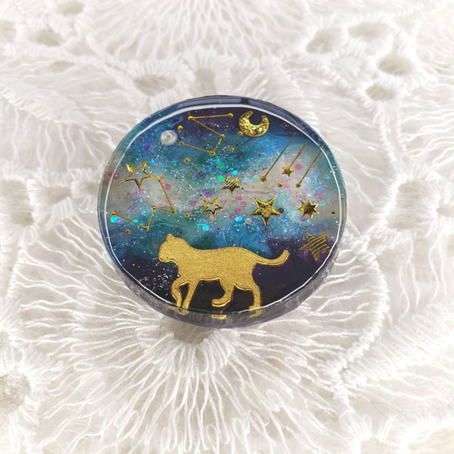 お散歩猫ちゃんラウンドレジンヘアゴム お散歩猫ちゃんラウンドレジンヘアゴム お散歩猫ちゃんラウンドレジン