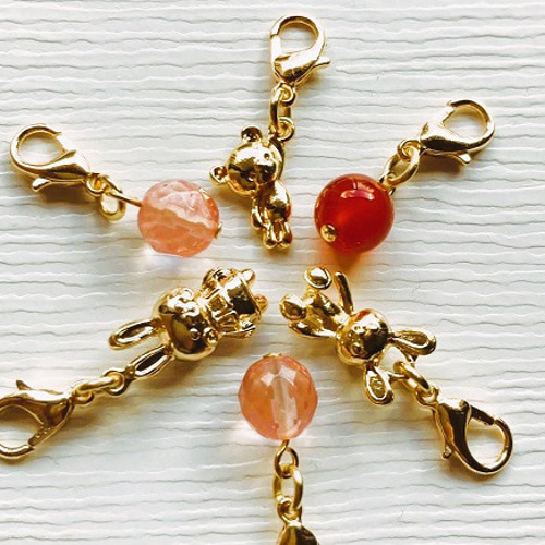 ☆ネコ ファスナー チャーム / 黒 ネコ /白 ねこ / くろ猫/ ねこ