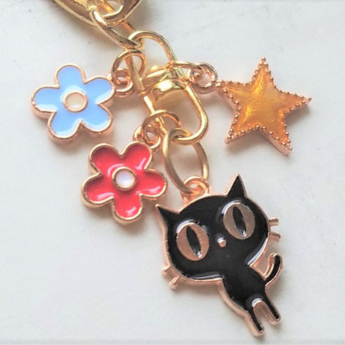 SOLD◆ファスナーチャーム  カフェ 黒猫 ハンドメイド  c1 SOLD◇ファスナーチャーム カフェ 黒猫 ハンドメイド c1 SOLD