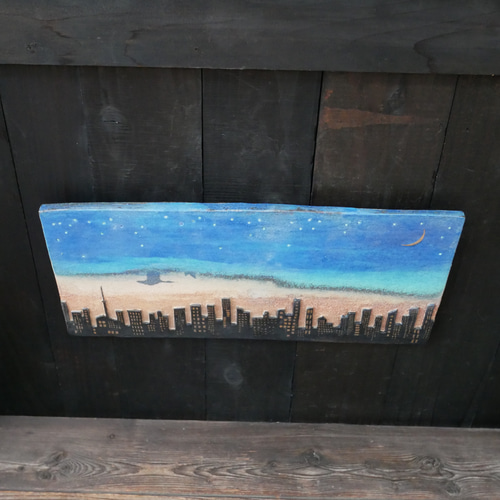 夕景の街 陶板レリーフ no.5 その他アート Haneco 通販 12865625