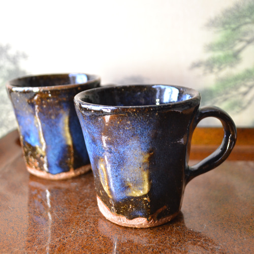 萩焼 コーヒーカップ 天鵬山造 - メルカリ
