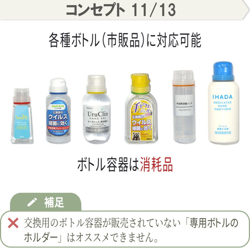ハンドジェル ホルダー ケース 手ピカジェル リップクリーム ハンド