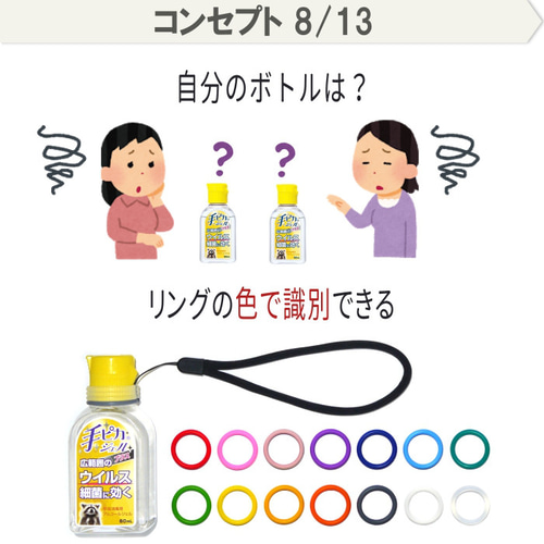 ハンドジェル ホルダー ケース 手ピカジェル リップクリーム ハンド