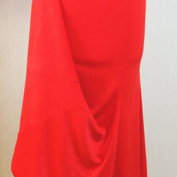 フラメンコ用スカートC（赤地） 5枚目の画像