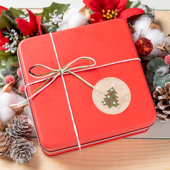 《早期予約割引・日時指定可・数量限定》クリスマスクッキー缶⁂発酵バターと米油使用⁂ 2枚目の画像