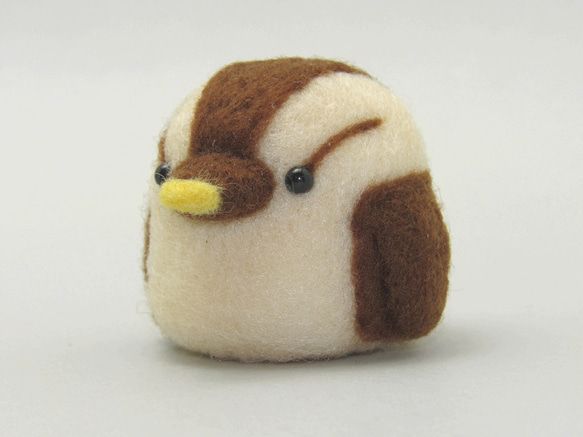 丸トリ No.43 かるがも Ver2 ／ 羊毛フェルト マスコット 羊毛