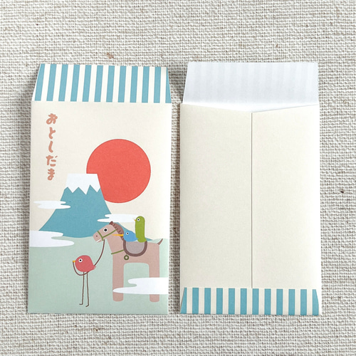 大きさが選べるポチ袋】午年のとりお・ざ・とりーず・2026年【シール