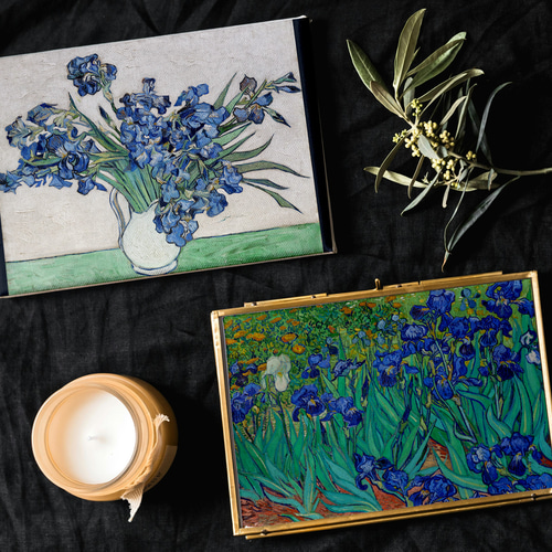 アイリスの花 日本画 アイリスの花 日本画 ジャーマンアイリス」 by ふさよ｜Artmeter