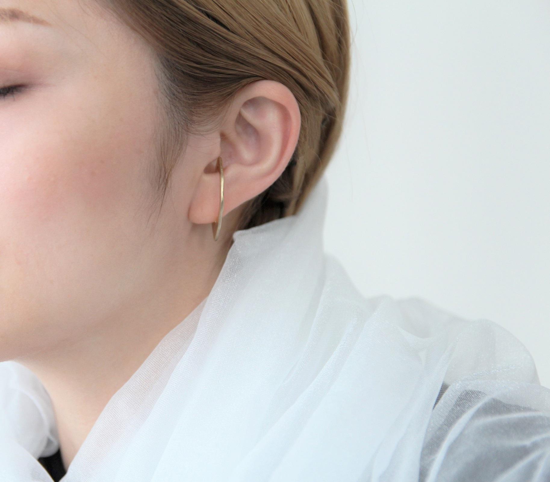 Lemon 滴り イヤーカフ真鍮 片耳用　軽量