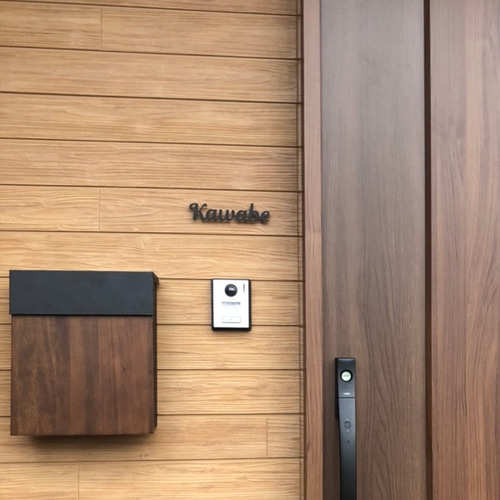 表札 看板 社名 店名 ステンレス切文字 マットブラック切文字 表札