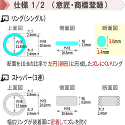 シリコン ゴム リング アンブレラマーカー ペットボトル マーカー  傘 目印 盗難防止 杖 滑り止め シリコンリング 7枚目の画像