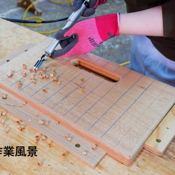 くるみの木の踏み台スツール　　踏み台/スツール/キッチンスツール/椅子/無垢の家具/木製 10枚目の画像