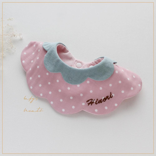 いちご スタイ ピンク 3サイズ 選択可 お名前 刺しゅう入れ スタイ