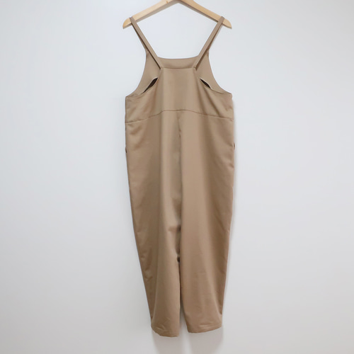 ベージュ サロペット フリーサイズ