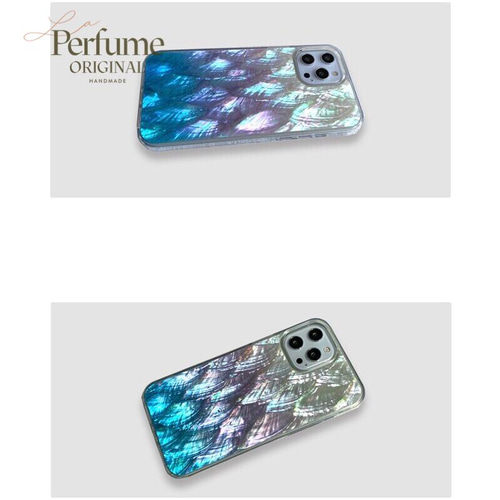 キラキラ天然シェル♡グレープグリーン✨オリジナルスマホケース iPhoneケース キラキラ天然シェル♡グレープグリーン✨オリジナルスマホケース iPhoneケース
