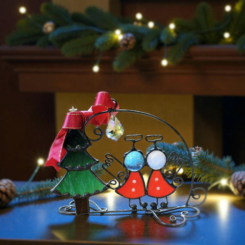 早割 クリスマス エンジェル 天使 オーナメント サンキャッチャー