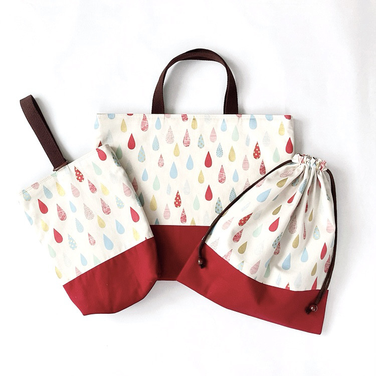 入園入学3点セット　しずく［受注製作］