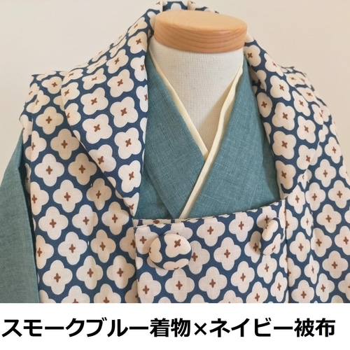 七五三３歳女の子正絹手縫いの被布（中綿無し）生成り色 七五三3歳女の子正絹総絞り手縫いの被布（中綿無し）くすみカラー