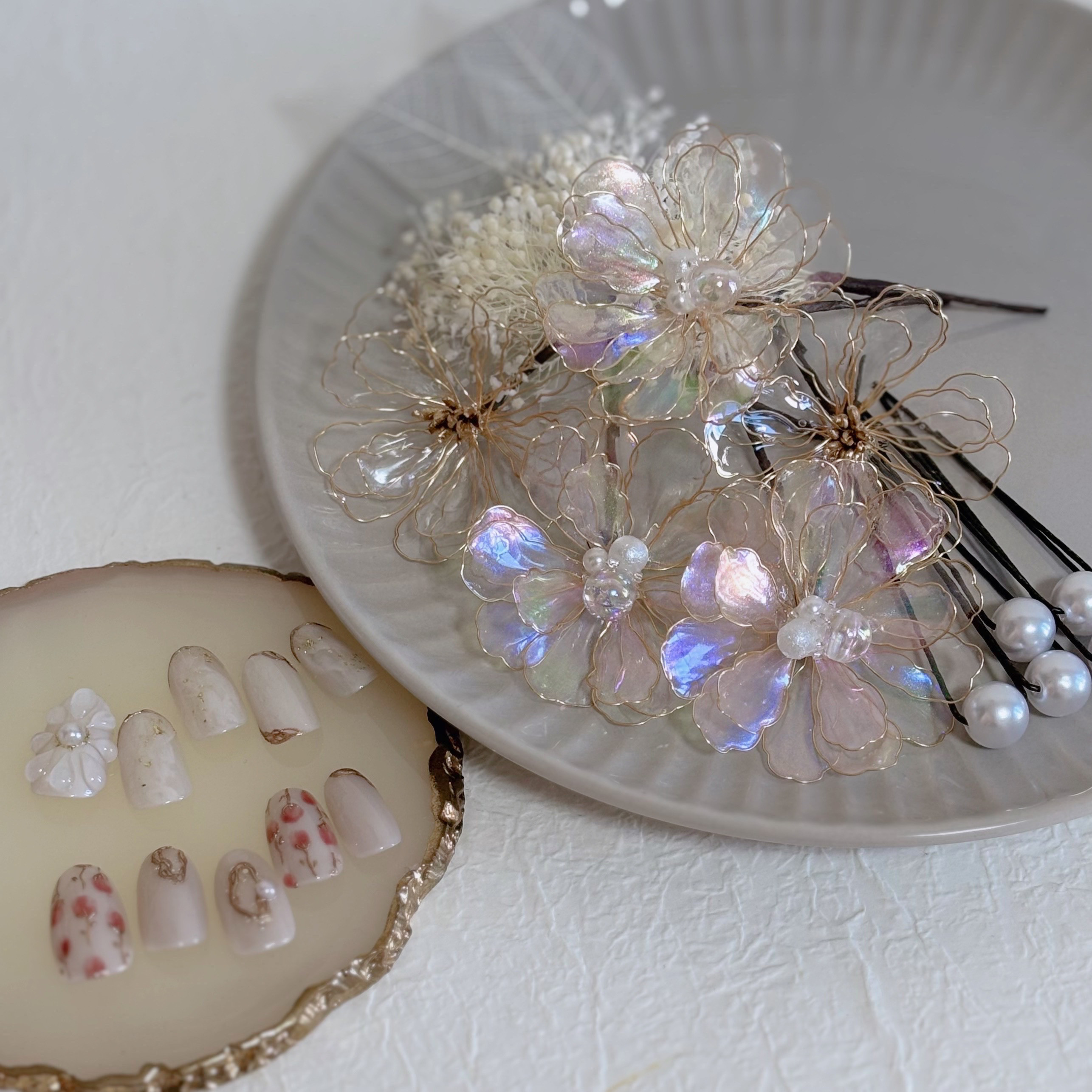 【＆nail】✳︎Clear&Rainbow mix✳︎