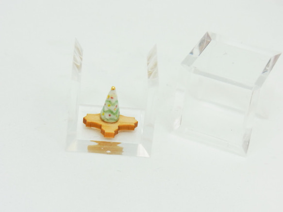 再販・ミニチュアクリスマスツリー（キューブ入り） 6枚目の画像