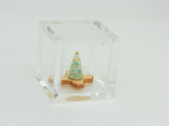 再販・ミニチュアクリスマスツリー（キューブ入り） 5枚目の画像
