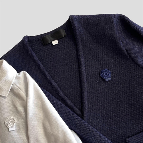 2枚セット】名札付けワッペン 花｜入園・入学準備 制服に 名前シール