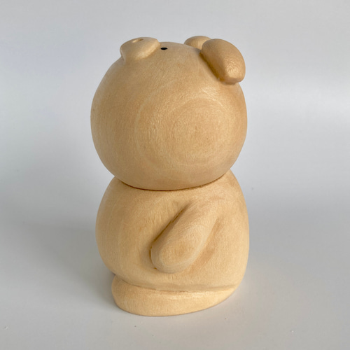 ようじが出る木彫りのブタ その他インテリア雑貨 ケージー工房 通販