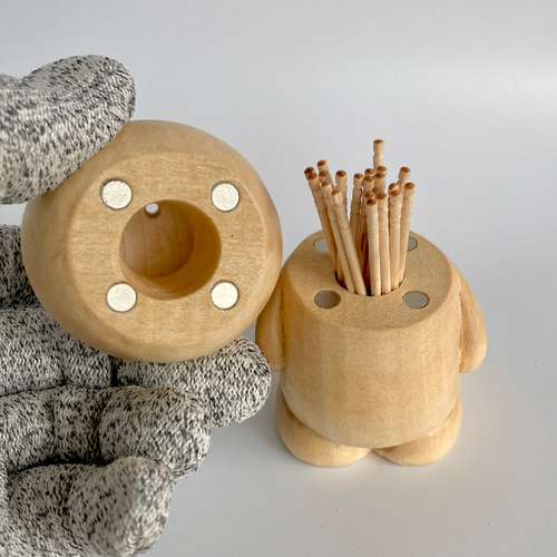 ようじが出る木彫りのブタ その他インテリア雑貨 ケージー工房 通販