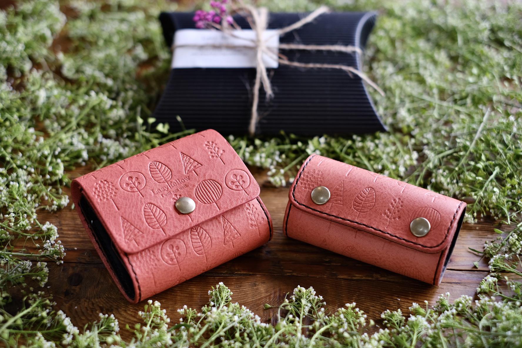 北欧柄のちいさなお財布とキーケースセット　納期約１週間　ご自愛福袋2026