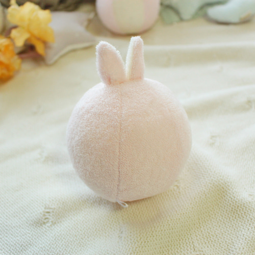 うさぎさんのベビーボール☆鈴入り☆布ボール☆ラトル☆ガラガラ